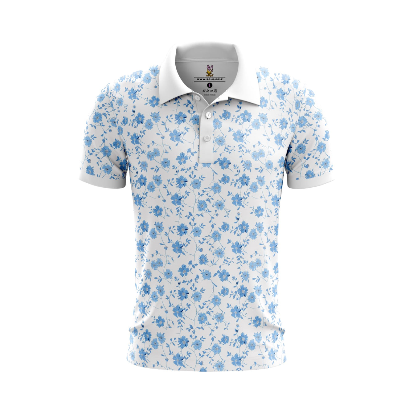 Blue Soft Floral