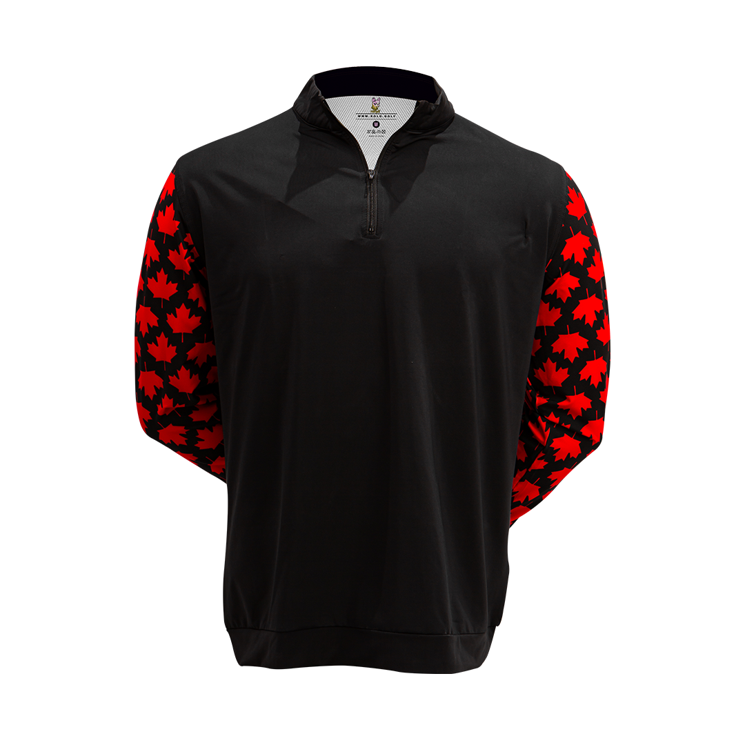 Black Canada Quarter Zip