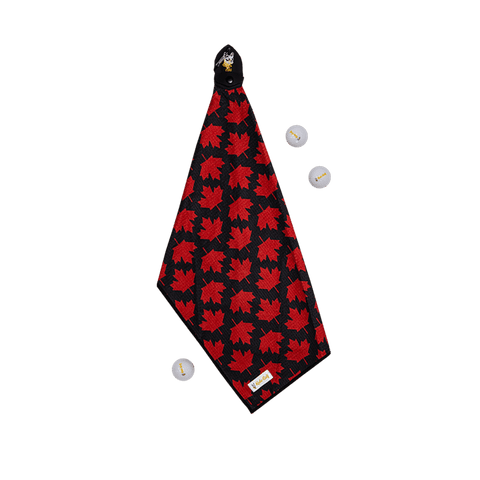 Black Canada Towel