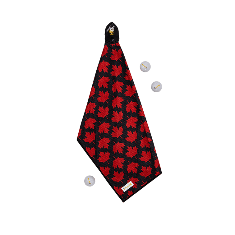 Black Canada Towel