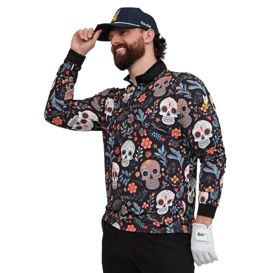 Sugar Skulls Quarter Zip